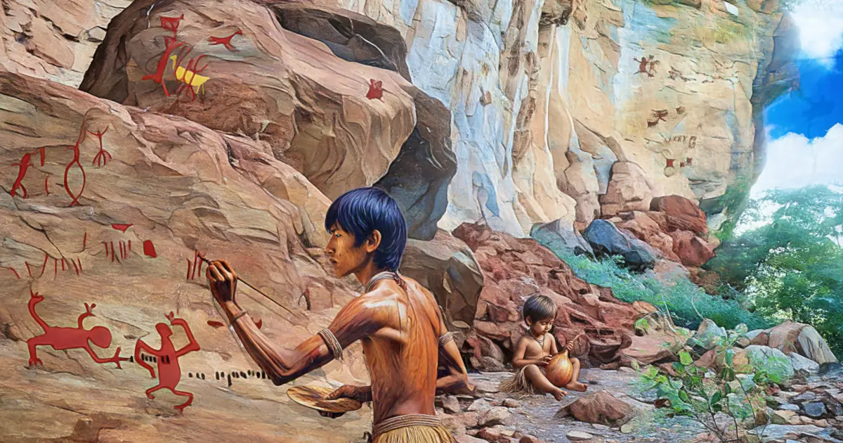 Imagem do jogo "Serra do Cipó 10.000 A.C.".